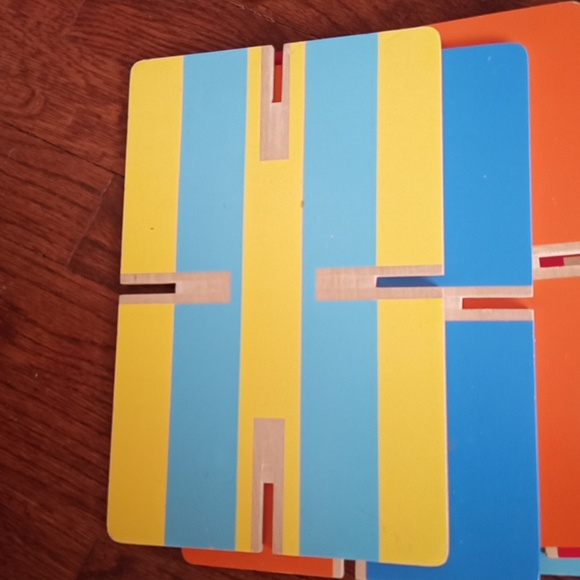 Pottery Barn Kids Wood Creativity Cards Learn Construct Stack Build 20 P… - Picture 3 of 7